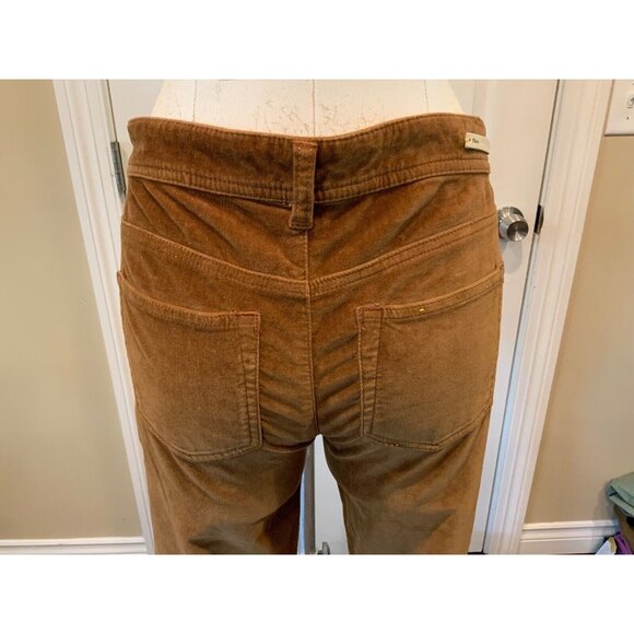 Pilcro and the Letterpress Brown Velvet "Serif" Fit Pants, Size 26, NWT! - Picture 7 of 9